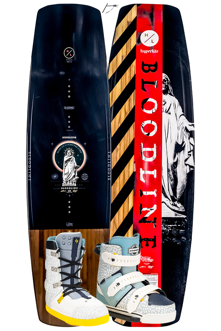 Hyperlite Hyperlite Bloodline 155cm 2025 plus Zuupack WAKEBOARDSET 2025