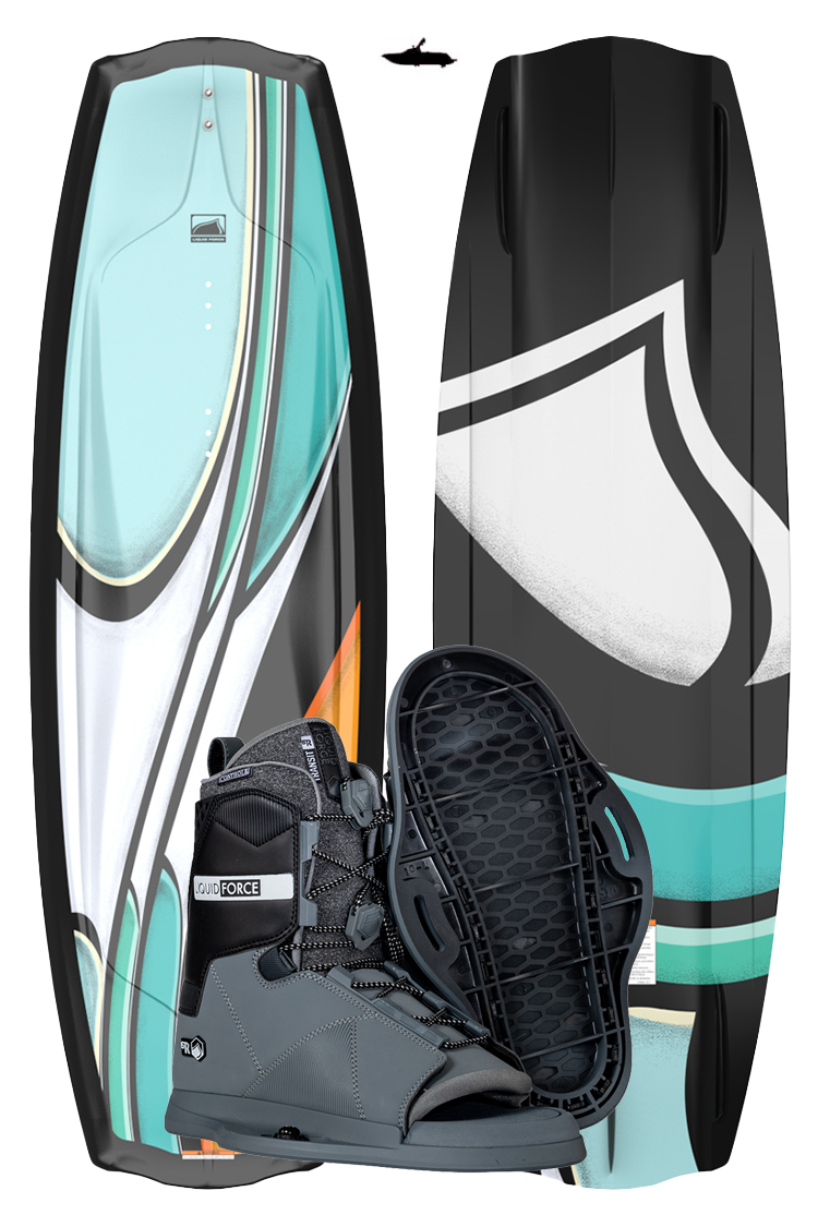 Liquid Force Liquid Force Trip 135cm 2025 plus Transit WAKEBOARDSET 2025