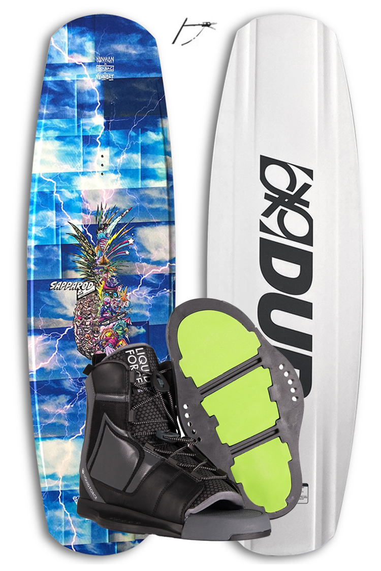Double Up Double Up Sapparod 148cm 2024 plus Index WAKEBOARDSET 2024