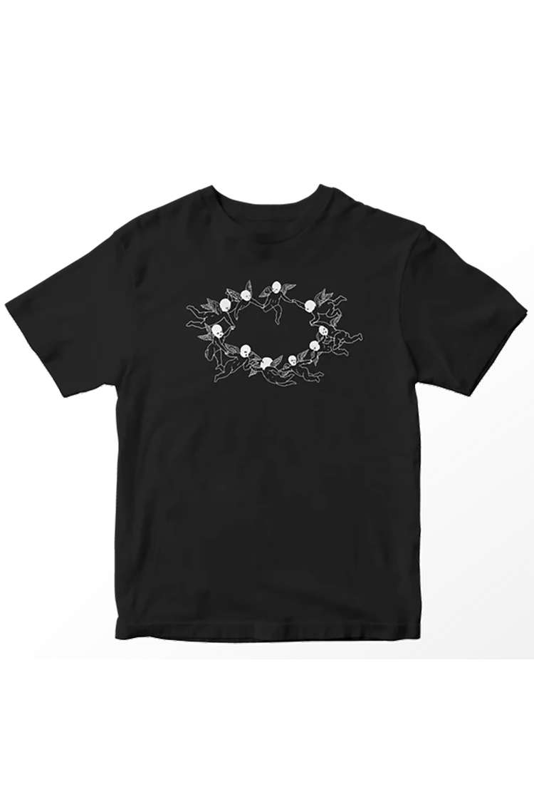 SIN AND REPEAT HOOD ANGELS SHIRT Schwarz 2025