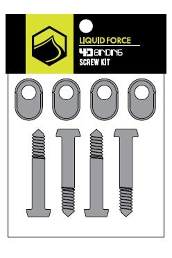 Liquid Force 4D Screw Angle Lock 4er Set bis 2018