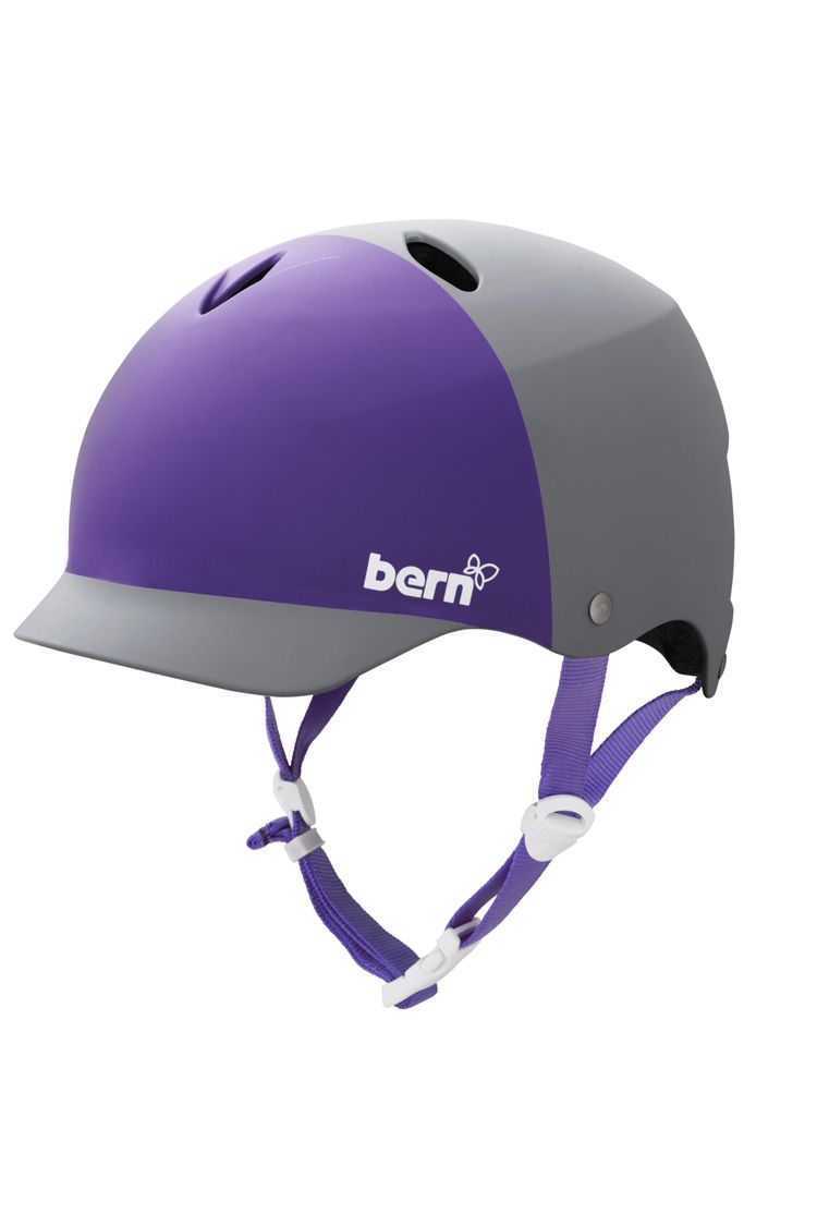 Bern Lenox H2O 2-Tone Grey/Purple Helm