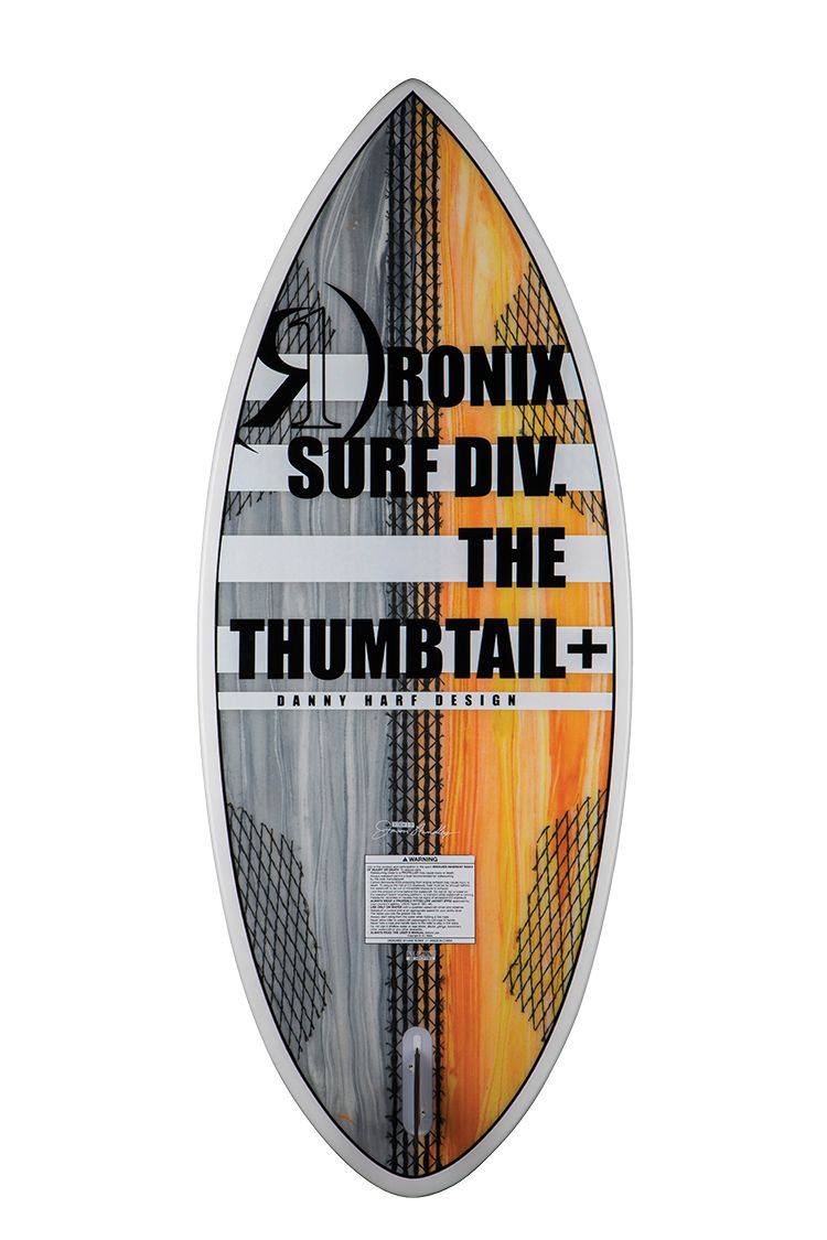 Ronix Koal w/ Technora - Thumbtail Yellow/Grey/Paint Drip Wakesurfer 2018
