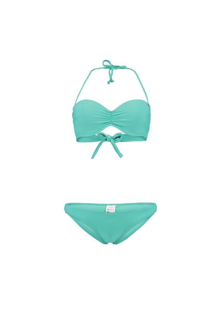 O´neill Pw Solid Wire Bandeau Bikini turquoise