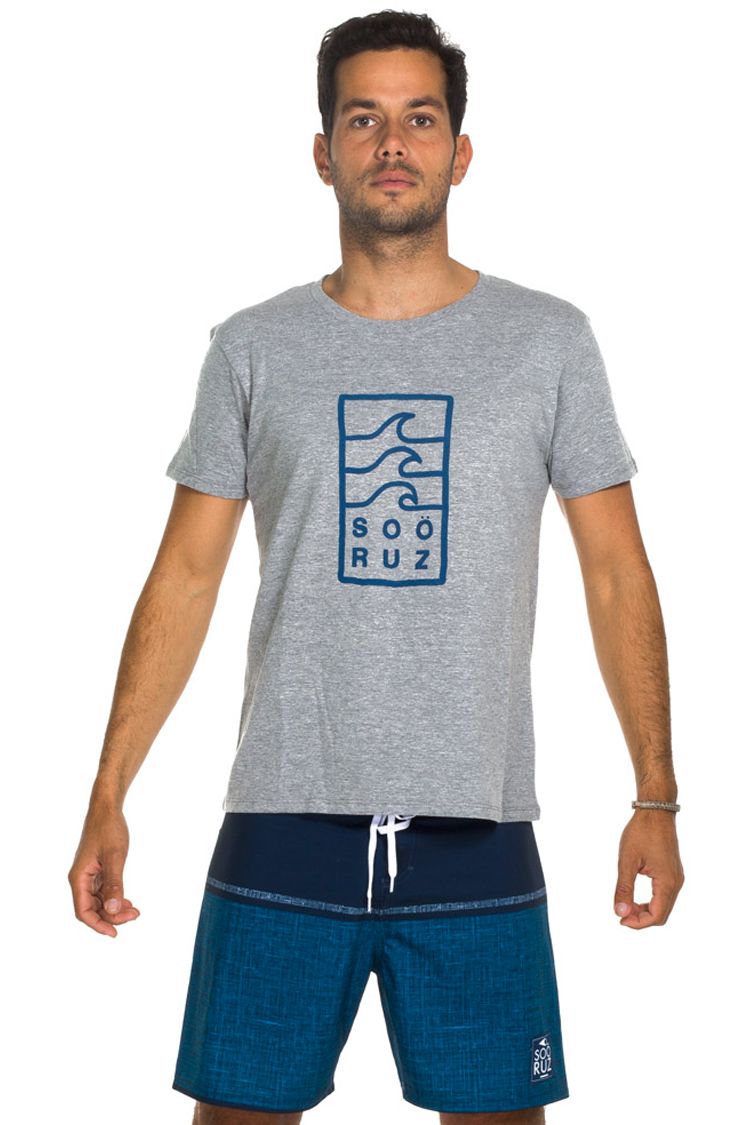 Soöruz 3X Waves T-shirt grey 2016