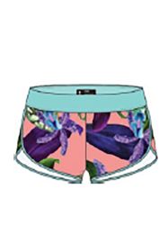Hurley WMS PHANTOM ORCHID SNACK BR BOARDSHORT Team Red 2020