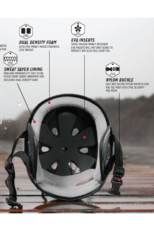 Liquid Force Flash CE Black Wakeboard Helmet Mint 2018