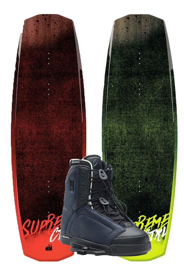 CTRL Supreme Woodcore Wakeboard + Liquid Force Raph Binding Wakeboard ...