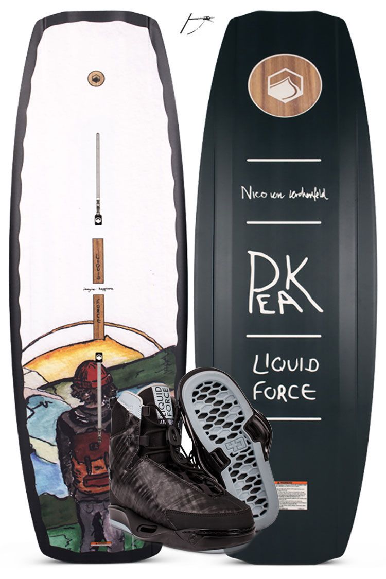 Liquid Force PEAK 142cm plus VIDA 4D '19 Wakeboardset