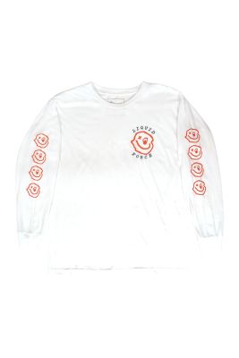 Liquid Force MELTED LONG SLEEVE TEE White 2022