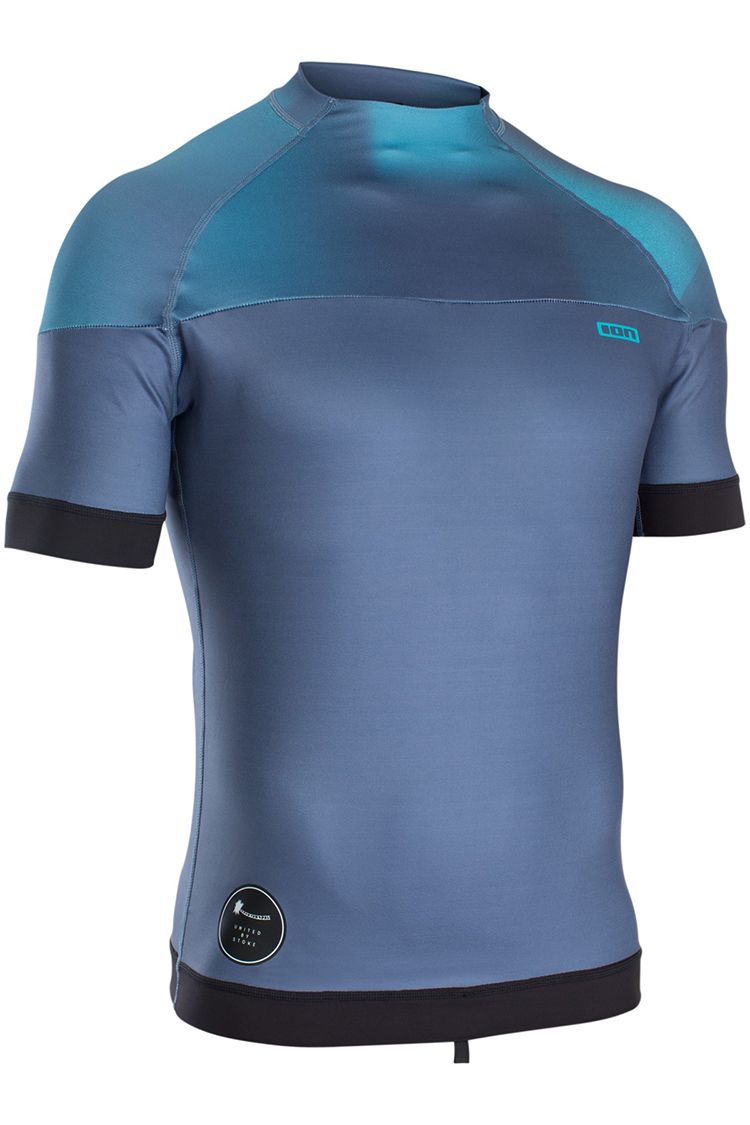 ION Rashguard Men SS blue 2020