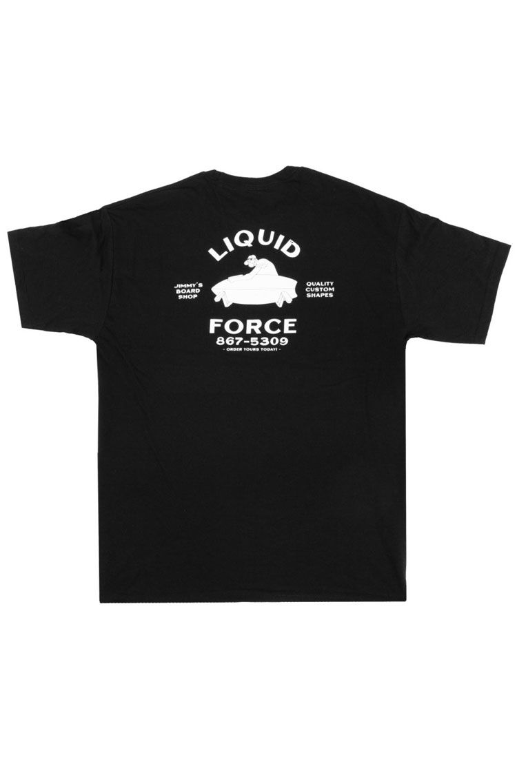 Liquid Force CUSTOM SHAPES POCKET TEE Black 2021