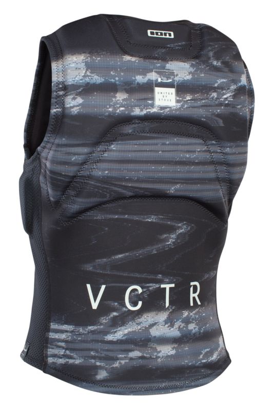 ION Men Vector Vest Select Kiteweste FZ black grey capsule 2020
