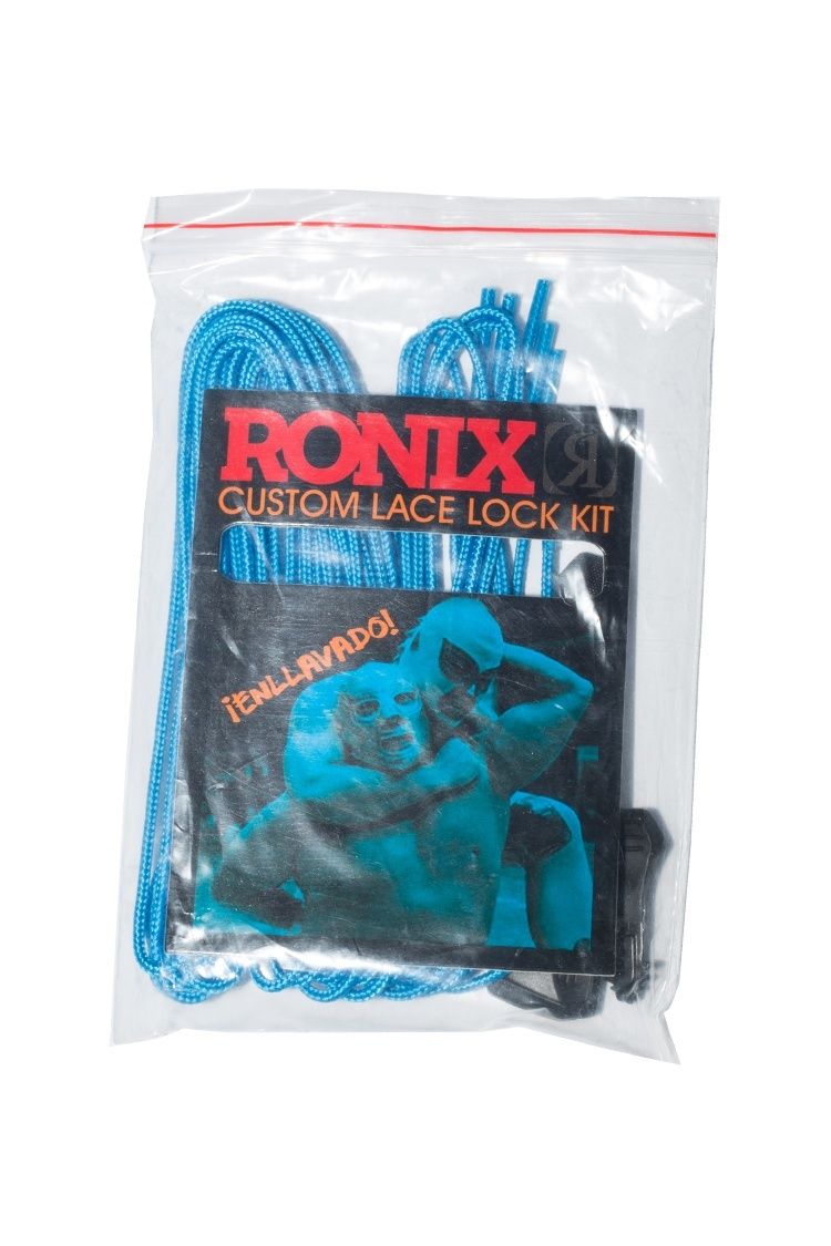Ronix Lace Lock Kit - Laces plus Lace Locks Set of 4 2016 blue