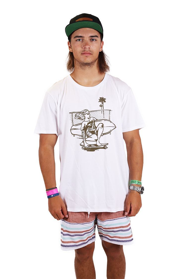 Soöruz M T-shirt SS CRUISER white 2015