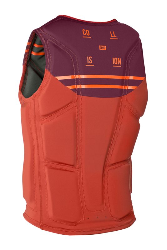 ION Collision Vest Amp Wakeboardweste capuccino/rust red 2017