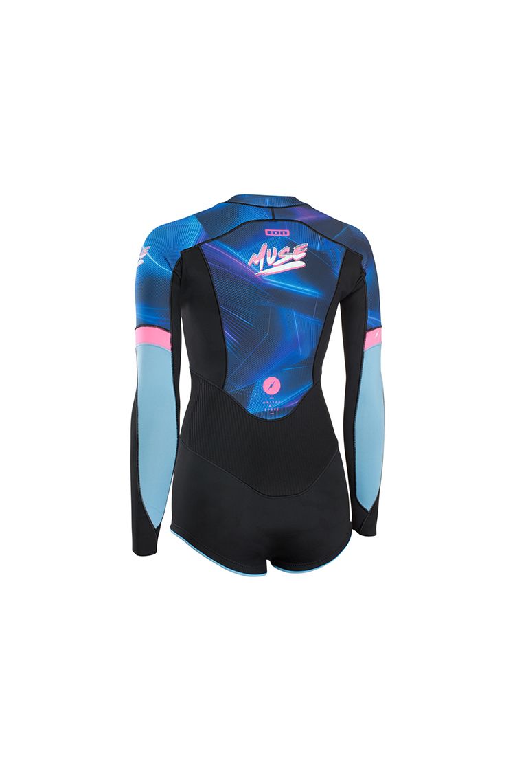 Ion Wetsuit MUSE Hot Shorty LS 1,5 FZ black capsule 2020