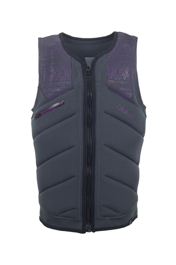 Follow Lace Pro Wakeboardvest Charcoal/Plum 2017