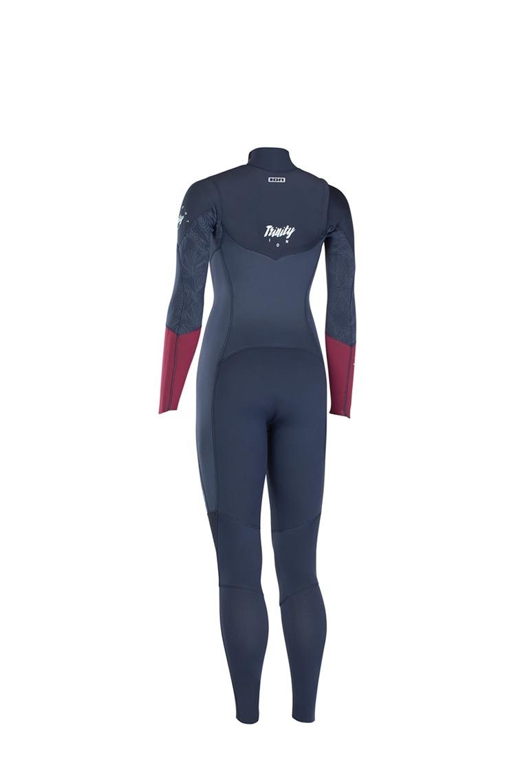 Ion Wetsuit Trinity Element Semidry 3/2 FZ slate blue 2019