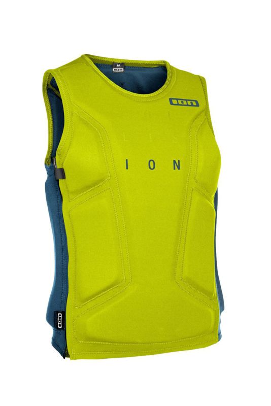 ION Collision Vest Wakeboardweste yellow/marine 2016
