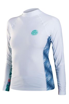 Rip Curl Womens All Over L/SL UV Tee white