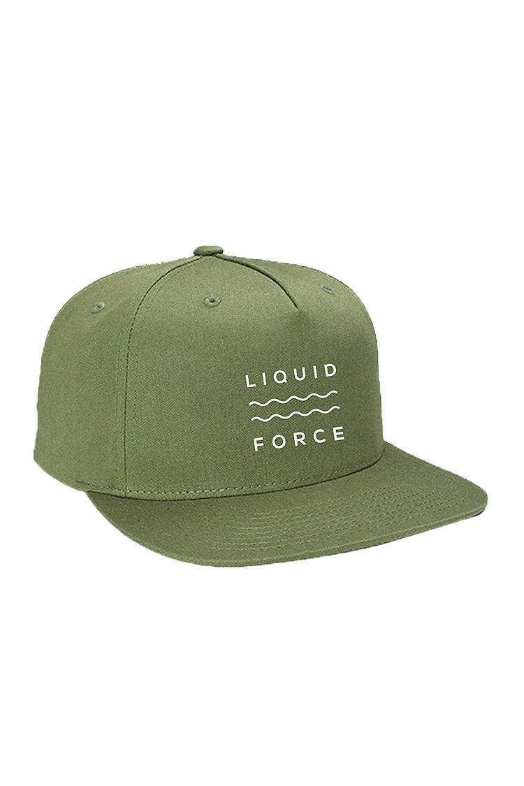 Liquid Force Bumps Twill Snapback Hat Army 2017