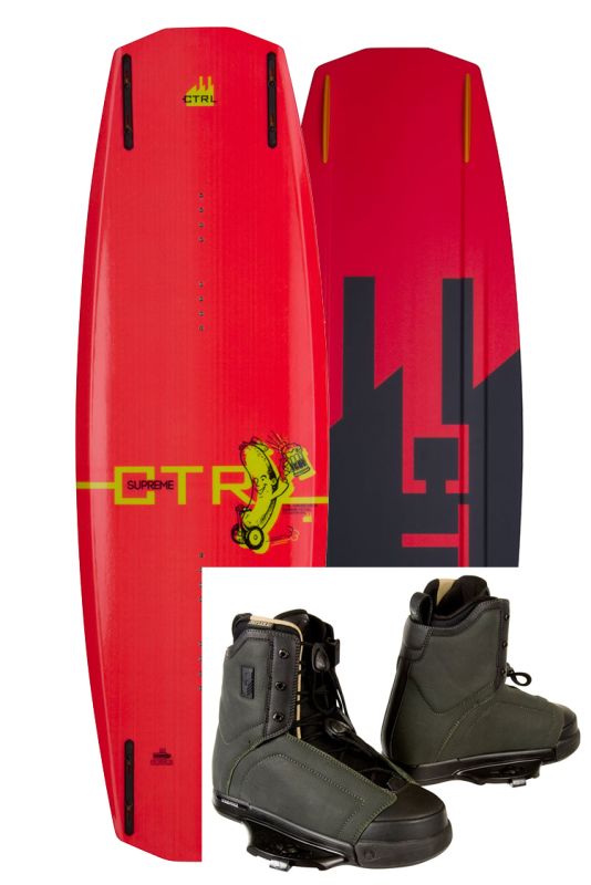 CTRL Supreme 142 Wakeboard + Liquid Force Raph Bindung Wakeboardset ...