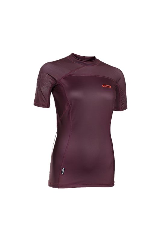 ION Rashguard Women SS wine red 