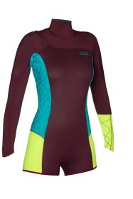Ion Neoprenanzug FL Muse Shorty Zipless LS 2,5 wine lime 2016