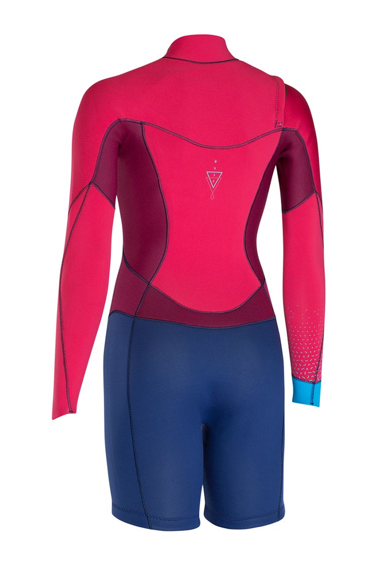 Ion Wetsuit FL Muse Shorty LS 2,5 raspberry/blue 2017