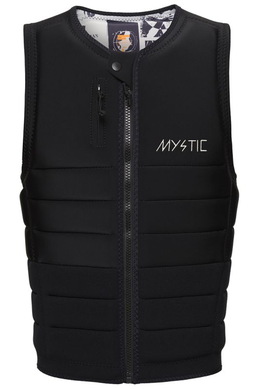 Mystic The Dom Impact Vest Fzip Black 2023