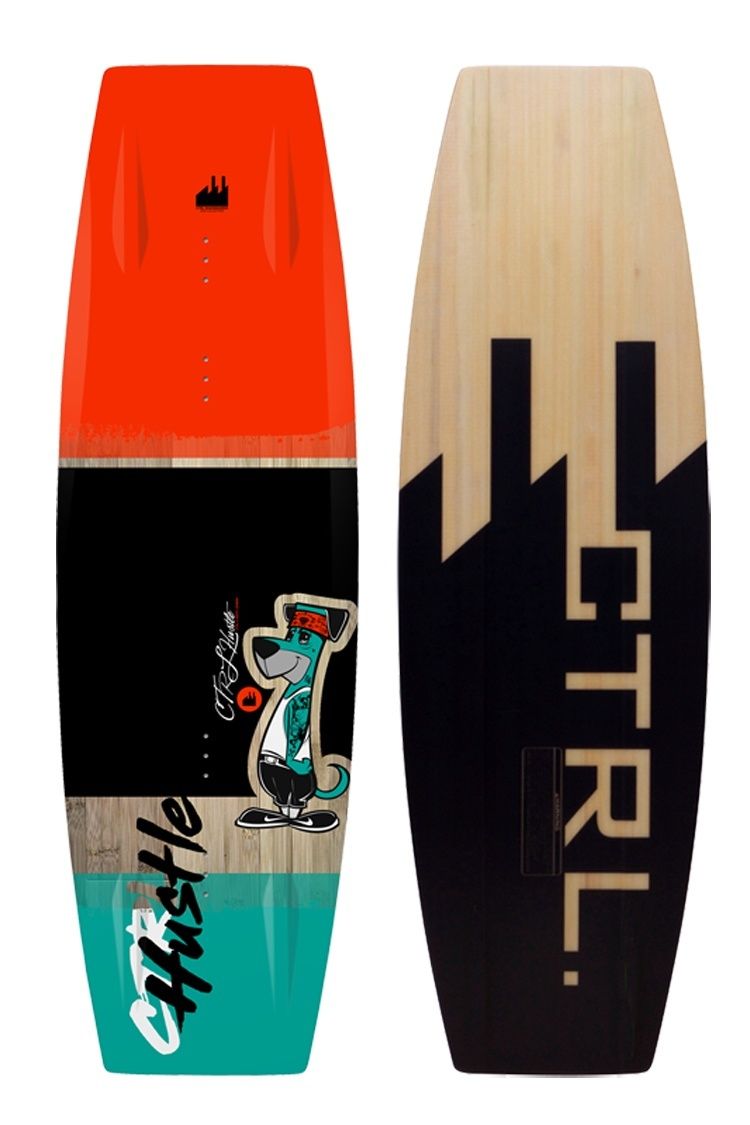 CTRL The Hustle wakeboard plus CTRL Imperial close toe binding black