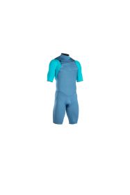Ion Wetsuit ONYX CORE Shorty SS 2/2 FZ copen blue/aqua blue 2020