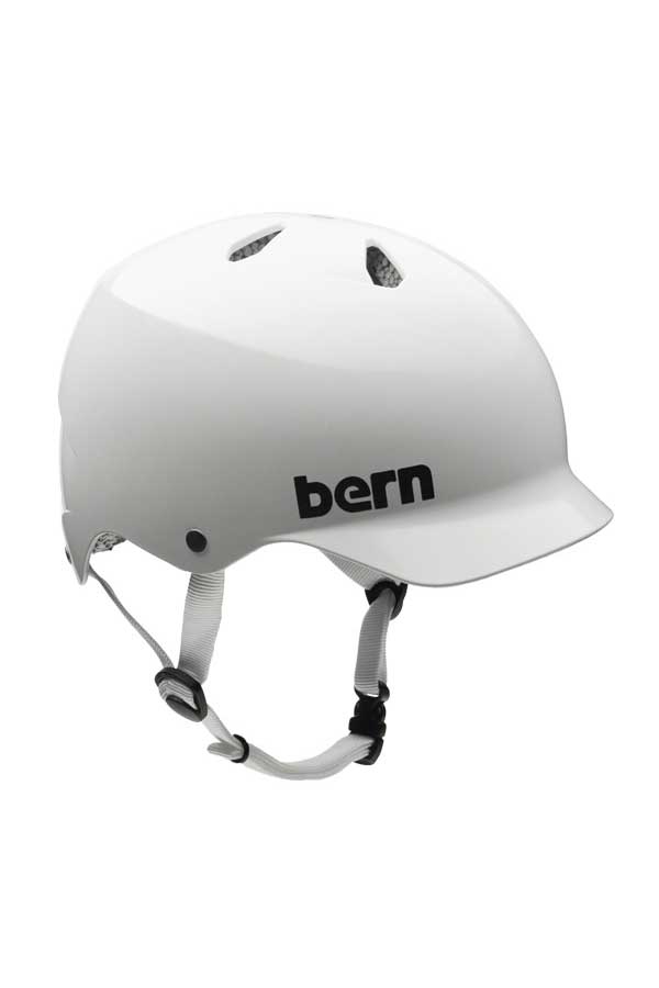Bern Watts H2O gloss-white Helm