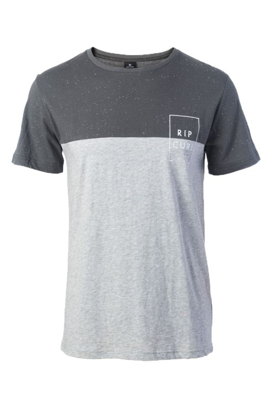 Rip Curl Mix Logo Pocket Tee cement marle