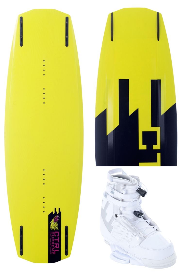 CTRL The Supreme 138 yellow plus RX Wakeboardset 2012