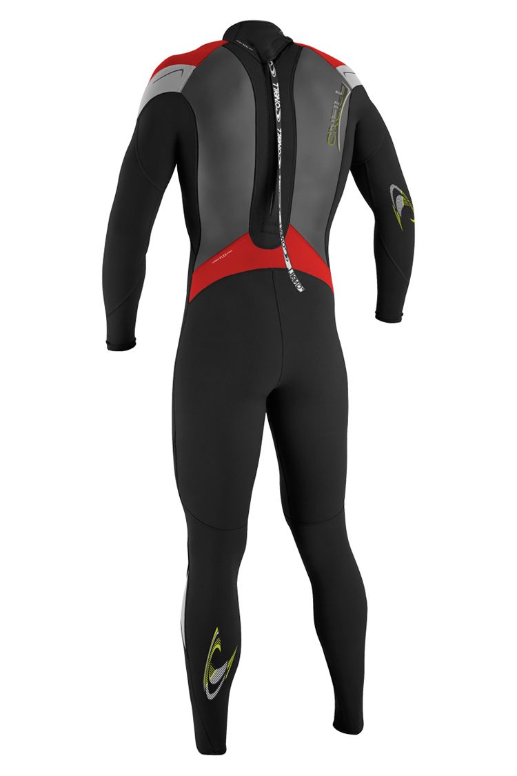 O'Neill Men Hammer 3/2 Full Wetsuit black graph neonred 2016