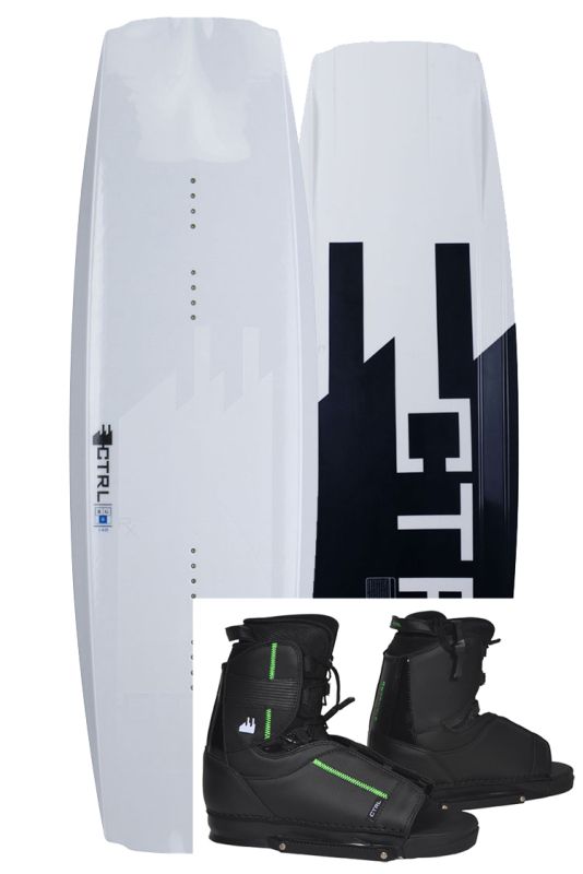 Wakeboard CTRL Line 136cm – Homme – Blanc/Noir – Modèle 2022 – Neuf Sous Blister