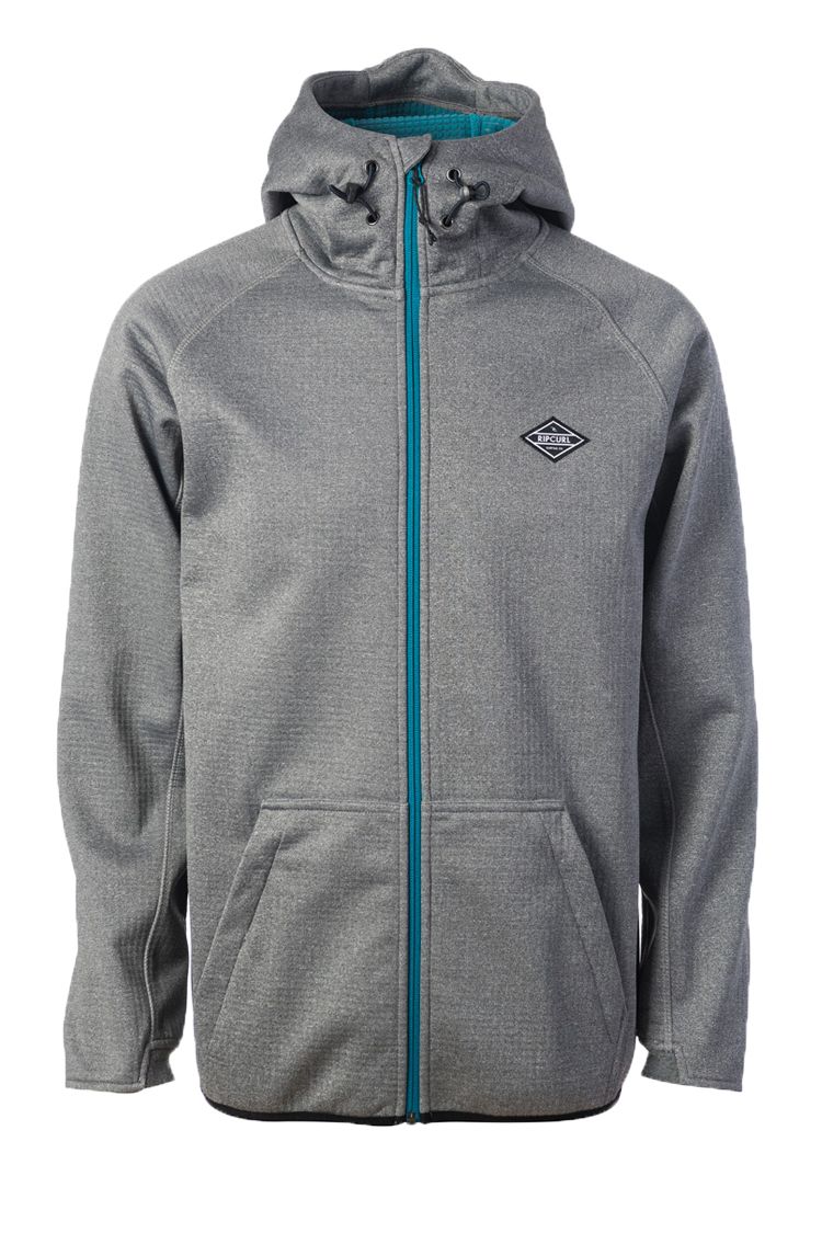 Rip Curl Hooded Storm Fleece cement marle
