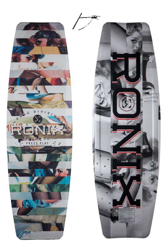RONIX PRESS PLAY ATR "S" Edition Wakeboard Vintage Pinup 2018