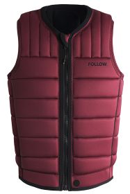 Follow TOTAL WAKEBOARD IMPACT VEST MAROON MENS 2026