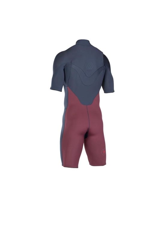 Ion Wetsuit Onyx Core Shorty SS 2/2 FZ slate blue/red 2019