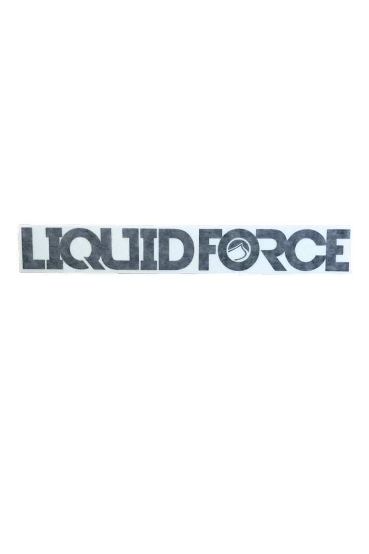 Liquid Force Board Co Diecut Sticker Schwarz