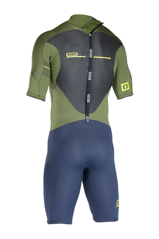 Ion Wetsuit Strike Shorty SS 2,5 olive/blue 2017