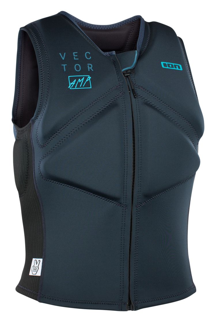 ION men Vector Vest Amp FZ Kitevest dark blue/black 2020