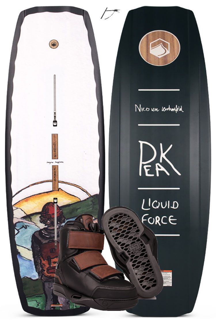Liquid Force PEAK 142cm plus HOOK 4D '19 Wakeboardset