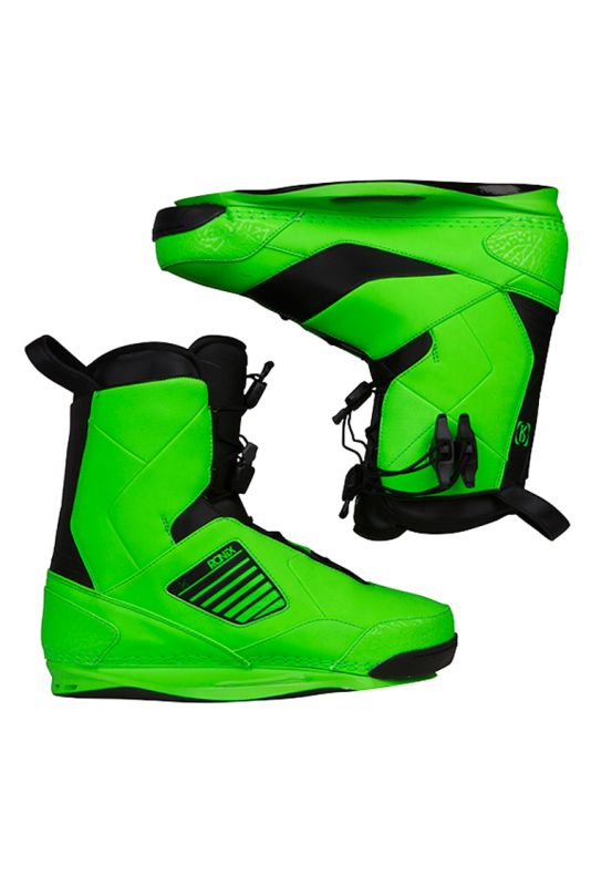 Ronix One Boot Psycho Green Binding 2014 - Buy online - waketoolz.com