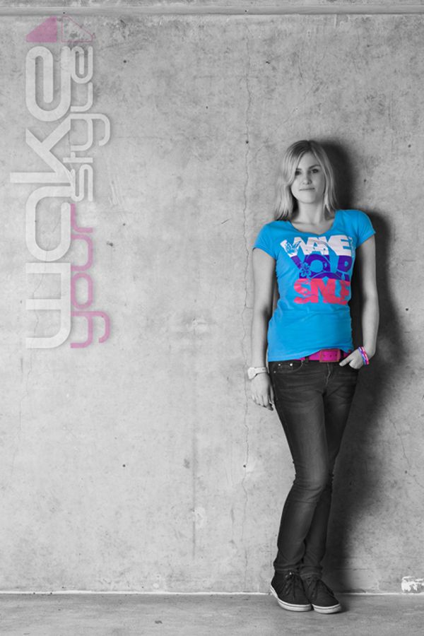 Cable Fashion T-Shirt V Neck Girls lightblue 2013
