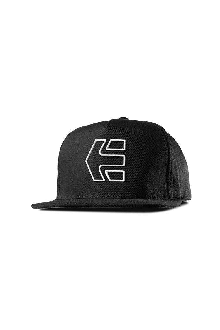 Etnies Icon 7 Snapback Hat black white