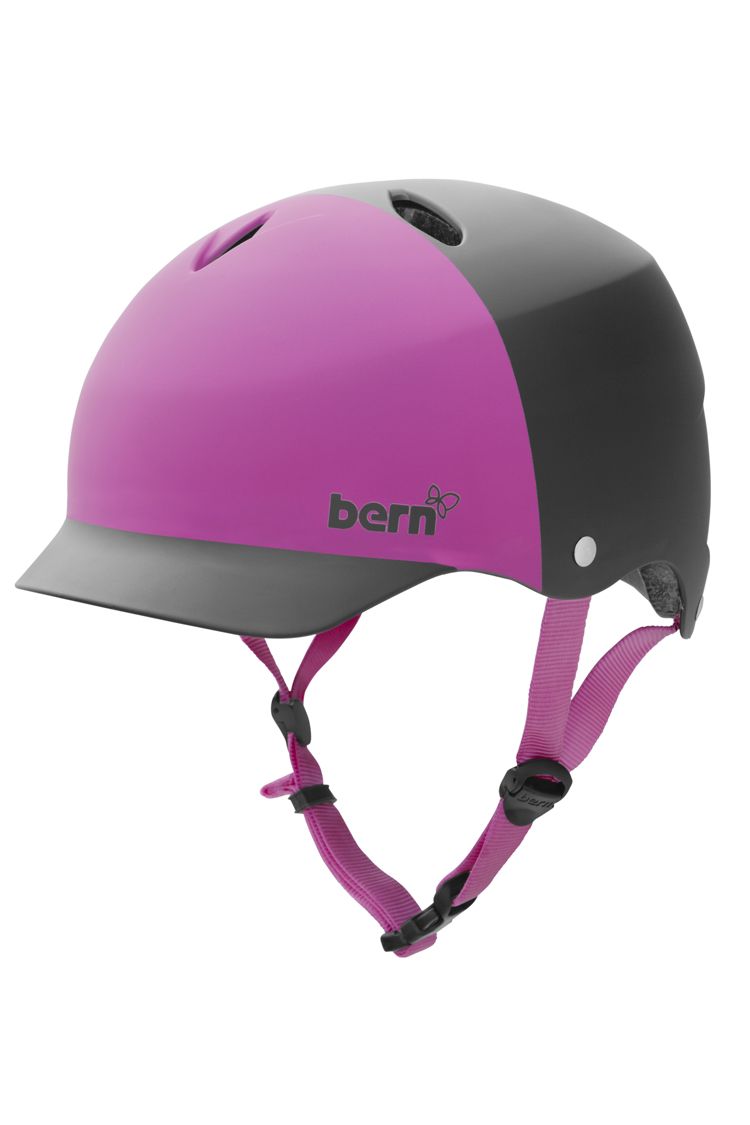 Bern Lenox H2O 2-Tone Black/Magenta Helm